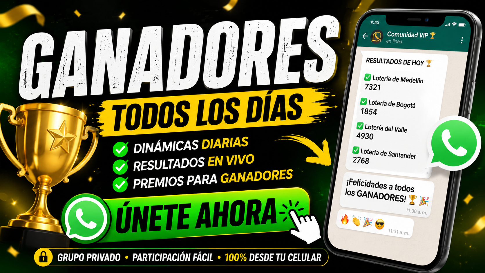 Cargar video: Ellos ya han ganado y experimentado nuestro cumplimiento. Faltas tu